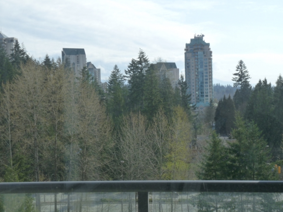 View at 1002 - 2979 Glen Dr, Coquitlam Center, Coquitlam